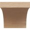 Ekena Millwork 6in. W x 6in. H x 24in. L Huntington Woodgrain TimberThane Rafter Tail, Primed Tan RFTUR06X06X24HUNRCPR - alternate 3